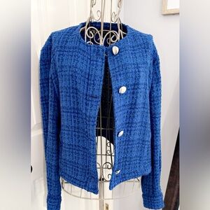 Zara Women’s cropped Tweed Jacket